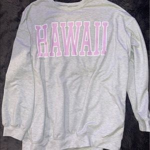 oversized hawaii sweatshirt